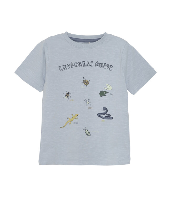 Minymo T-Shirt Blue Fog