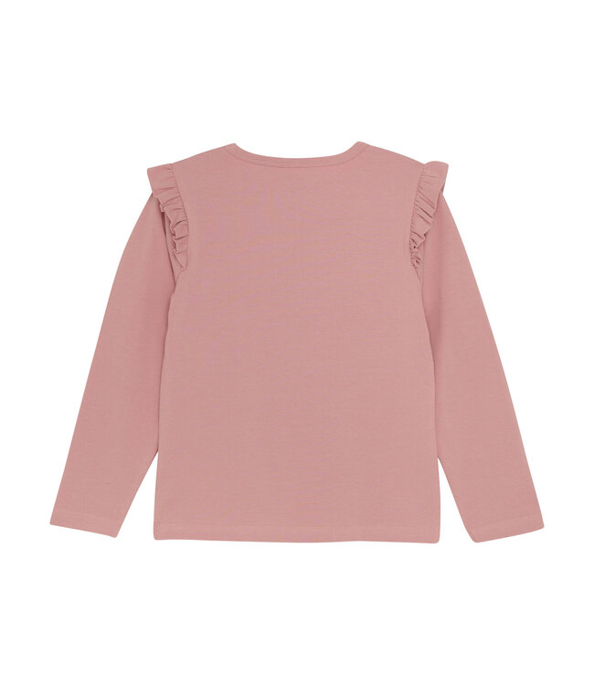 Minymo Mädchen Langarmshirt Rosette