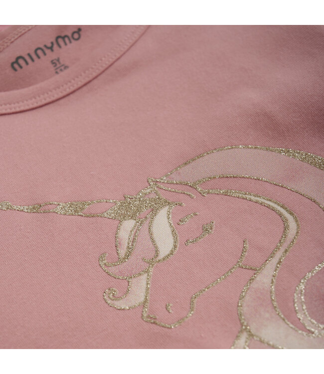 Minymo Mädchen Langarmshirt Rosette