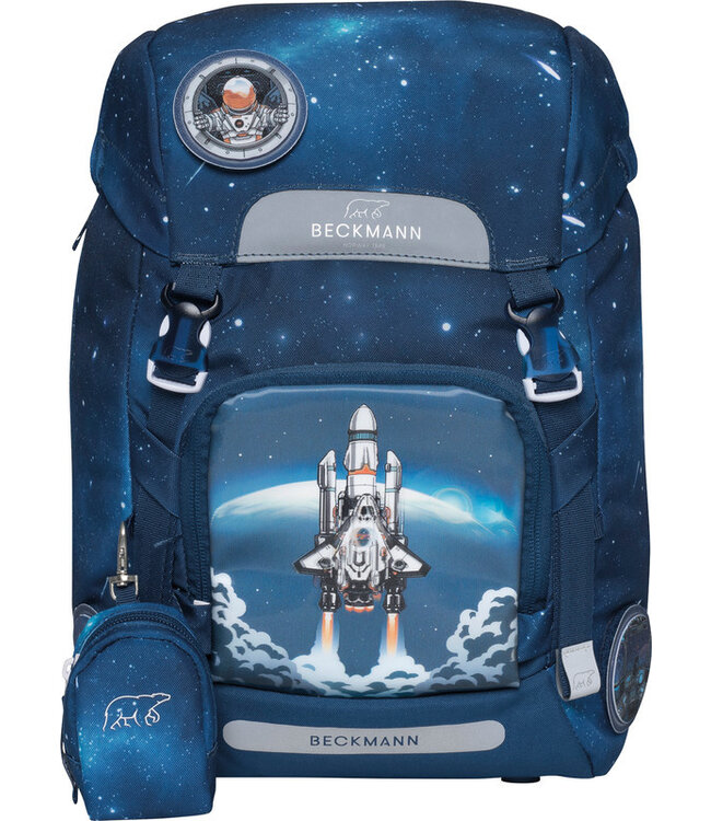 Beckmann Schulrucksack Classic 6-teiliges Set, Space Mission