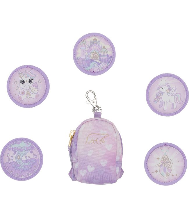 Beckmann Schulrucksack Active Air FLX 6-teiliges Set, Unicorn Princess Purple