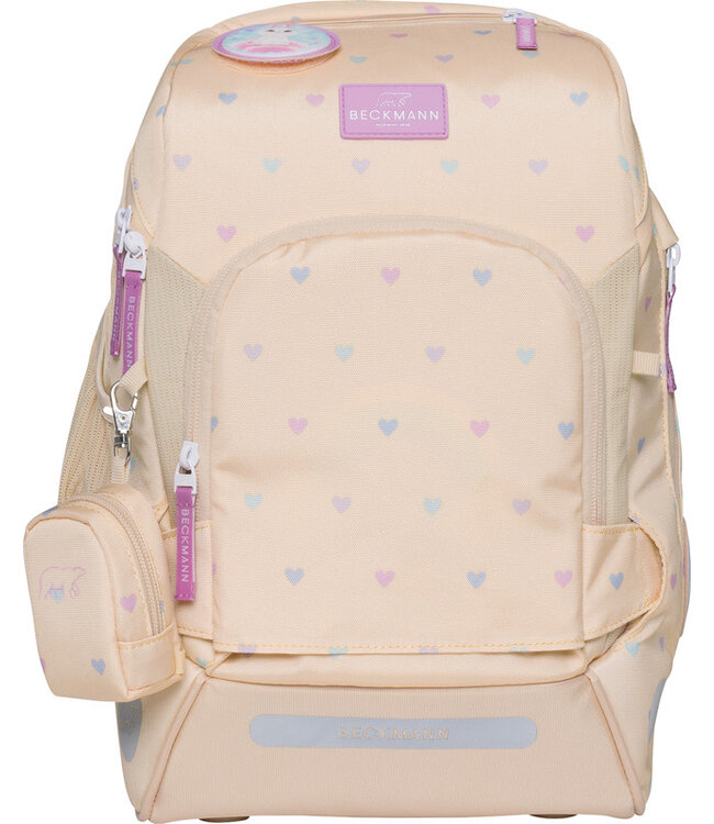 Beckmann Schulrucksack Active Air FLX 6-teiliges Set, Yellow Heart