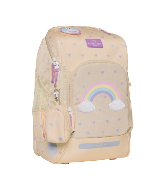 Beckmann Schulrucksack Active Air FLX 6-teiliges Set, Yellow Heart