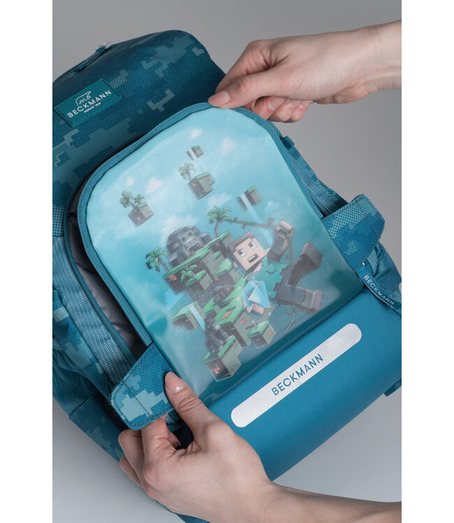 Beckmann Schulrucksack Active Air FLX 6-teiliges Set, Jungle Game