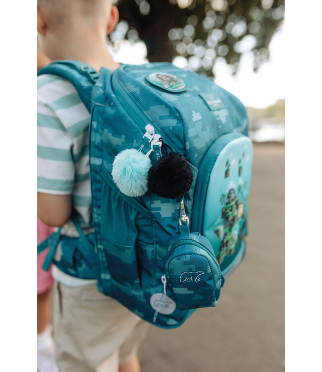 Beckmann Schulrucksack Active Air FLX 6-teiliges Set, Jungle Game