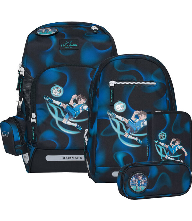 Beckmann Schulrucksack Active Air FLX 6-teiliges Set, Magic League