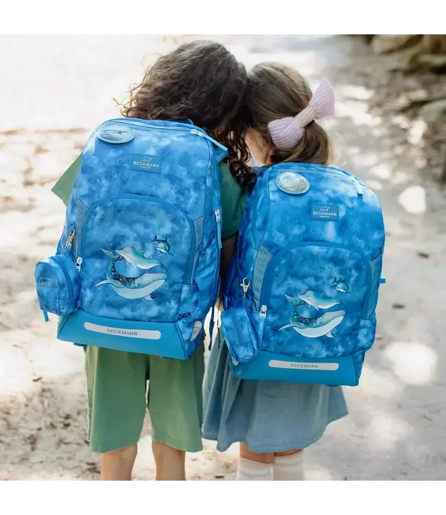 Beckmann Schulrucksack Active Air FLX 6-teiliges Set, Ocean