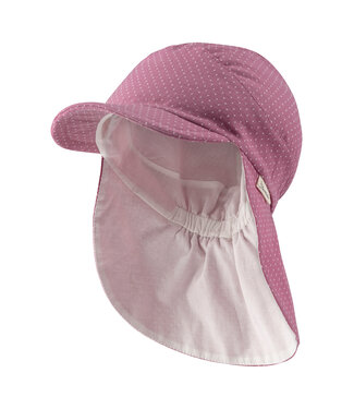 Sterntaler Schirmmütze mit Nackenschutz Pünktchen UV-Schutz 50+
