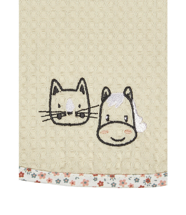 Sterntaler Lätzchen Einlage mit Druckknopf Bauernhof