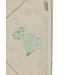 Sterntaler Kapuzenbadetuch Dino Rexi in beige, 100x70cm
