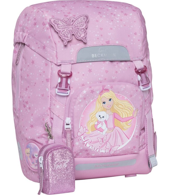 Beckmann Schulrucksack Classic 6-teiliges Set, Rosie