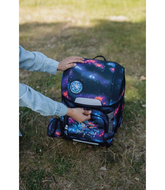 Beckmann Schulrucksack Classic 6-teiliges Set, Ninja Ele