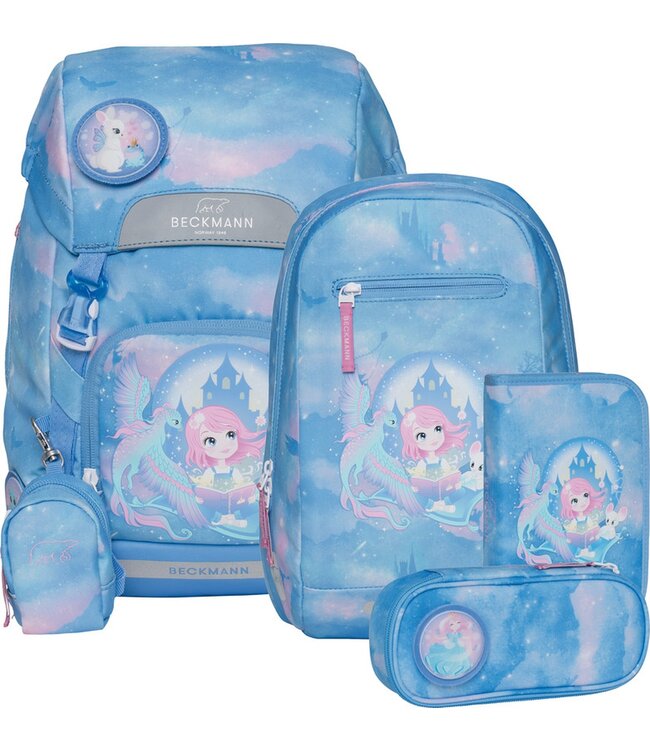 Beckmann Schulrucksack Classic  6-teiliges Set Fairytale