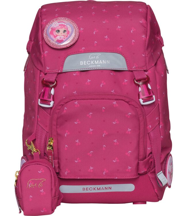 Beckmann Schulrucksack Classic  6-teiliges Set Cherry