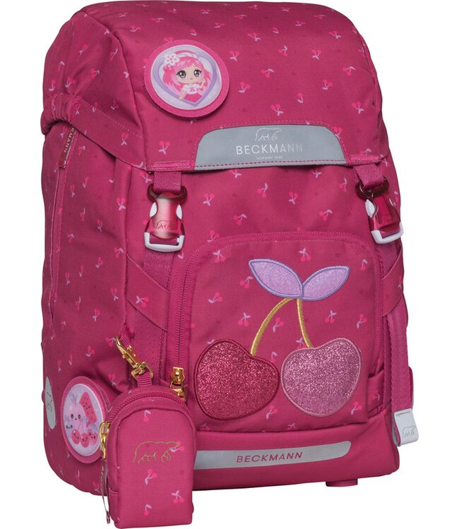 Beckmann Schulrucksack Classic  6-teiliges Set Cherry