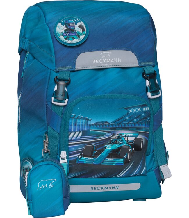 Beckmann Schulrucksack Classic  6-teiliges Set Racing