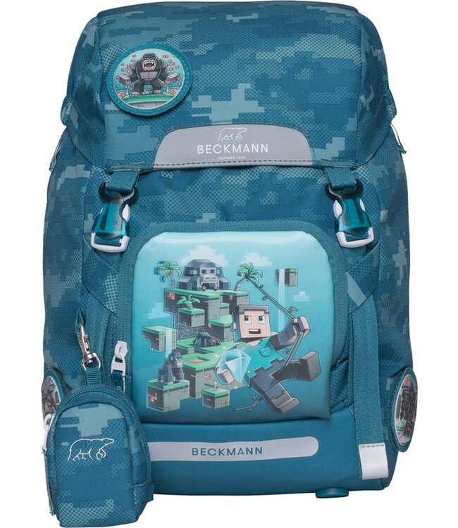 Beckmann Schulrucksack Classic  6-teiliges Set Jungle Game