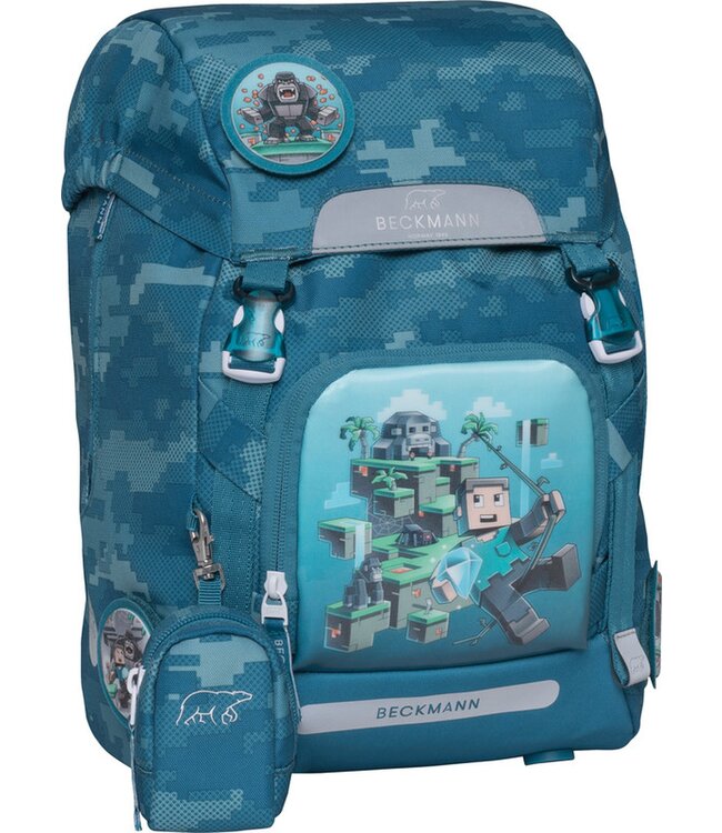Beckmann Schulrucksack Classic  6-teiliges Set Jungle Game
