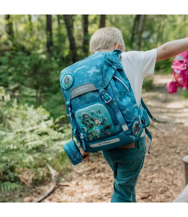 Beckmann Schulrucksack Classic  6-teiliges Set Jungle Game
