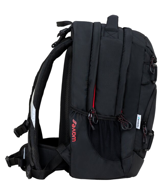 Belmil Wave Infinity Move Schulrucksack-Set Meteor Black