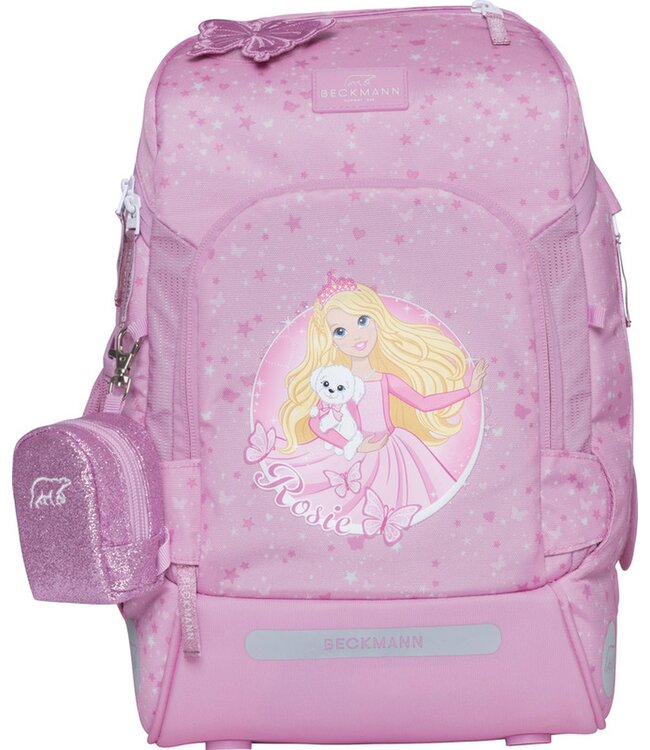 Beckmann Schulrucksack Active Air FLX 6-teiliges Set, Rosie