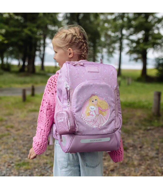 Beckmann Schulrucksack Active Air FLX 6-teiliges Set, Rosie