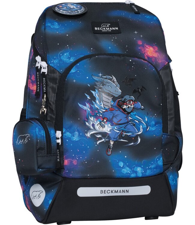 Beckmann Schulrucksack Active Air FLX 6-teiliges Set, Ninja Ele