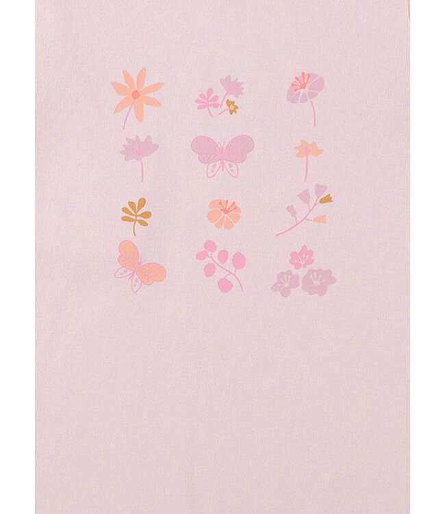 Sanetta Mädchen Schlafanzug kurz Blümchen und Schmetterlingen