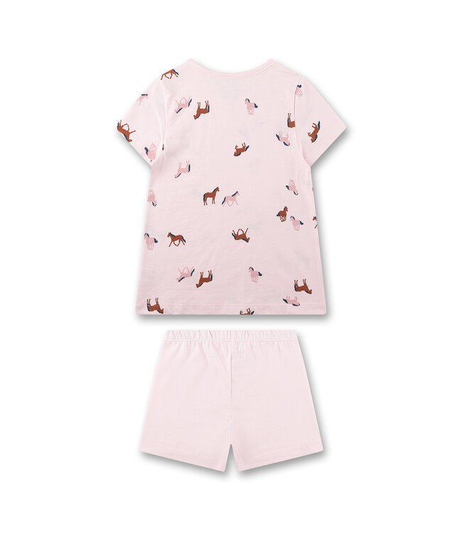 Sanetta Mädchen Schlafanzug kurz Pferde