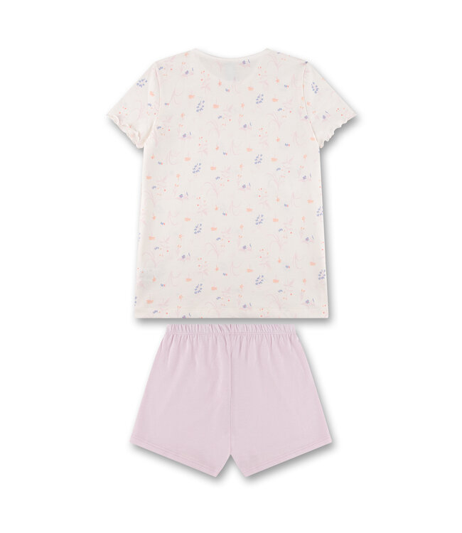 Sanetta Mädchen Schlafanzug kurz Blumen