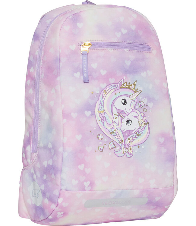 Beckmann Schulrucksack Plus Air 6-teiliges Set, Unicorn Princess Purple