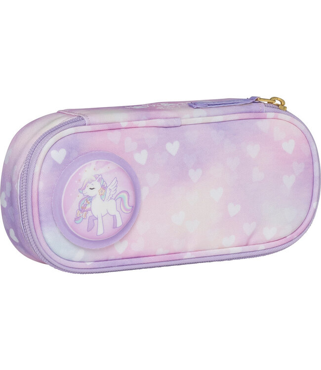 Beckmann Schulrucksack Plus Air 6-teiliges Set, Unicorn Princess Purple