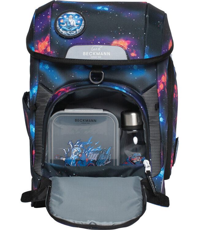 Beckmann Schulrucksack Plus Air 6-teiliges Set, Ninja Elements