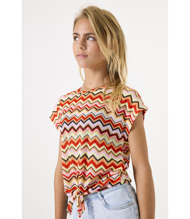 Garcia Mädchen T-Shirt Muster