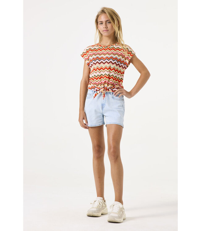 Garcia Mädchen T-Shirt Muster