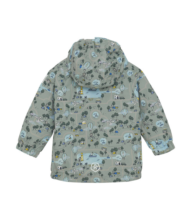 Color Kids Kleinkinder Regenjacke Iceberg Green