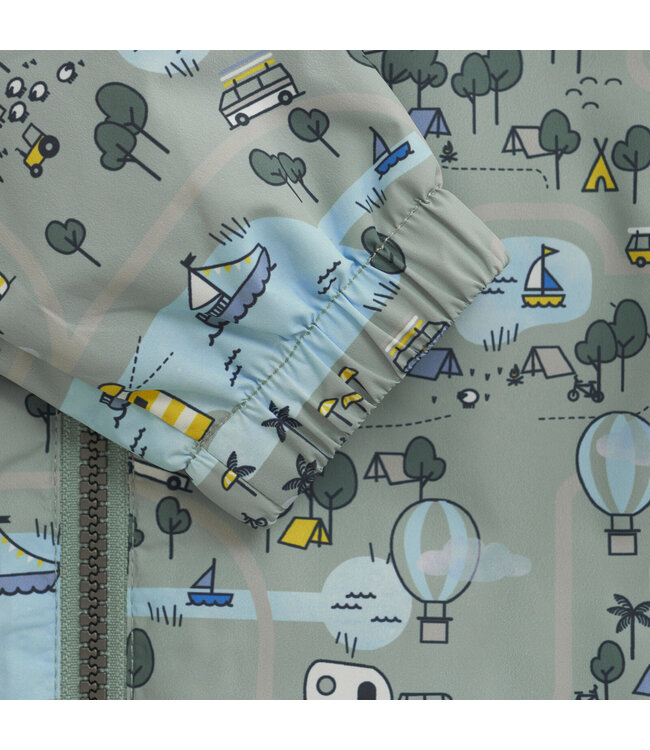 Color Kids Kleinkinder Regenjacke Iceberg Green