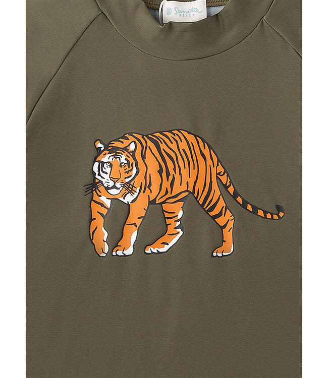 Sanetta Jungen Schwimmshirt Tiger