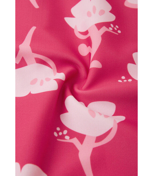 Reima Kinder Sonnenschutz Hut Mustekala Bright Berry Blumen