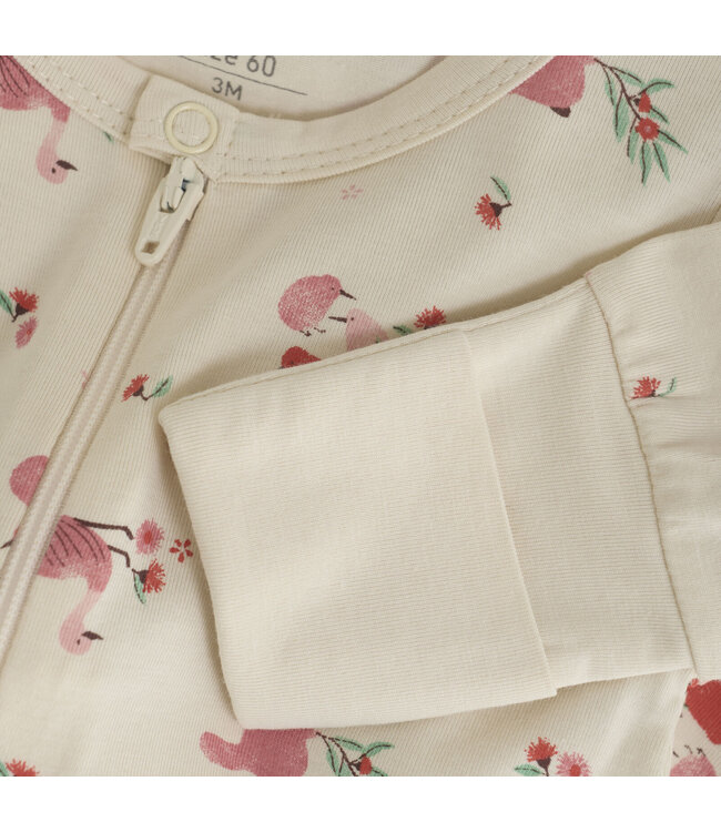 CeLaVi Bambus Strampler langarm Powder Pink