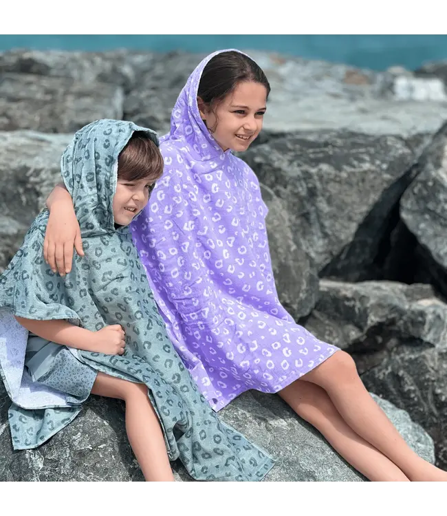 Swim Essentials Badeponcho Leopard 65 x 65 cm