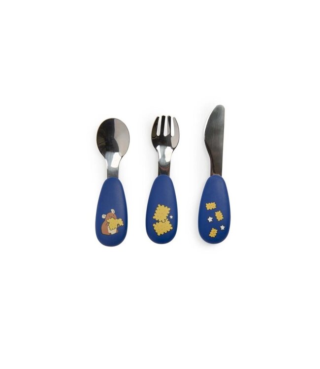 Moulin Roty Besteckset - Puce & Pilou