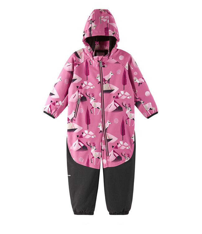 Reima Kleinkinder Softshell Overall Mjosa Soft Coral