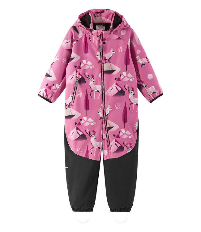 Reima Kleinkinder Softshell Overall Mjosa Soft Coral