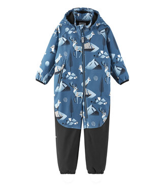 Reima Kleinkinder Softshell Overall Mjosa Blue Ocean
