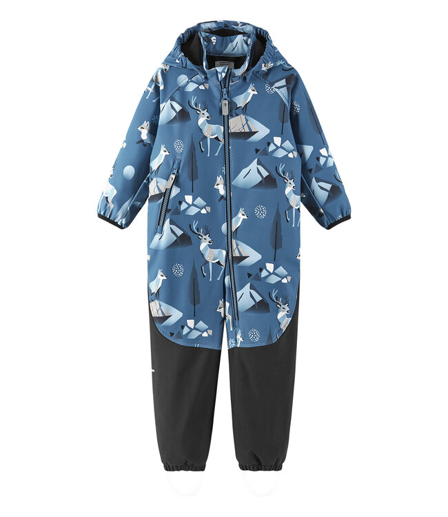 Reima Kleinkinder Softshell Overall Mjosa Blue Ocean