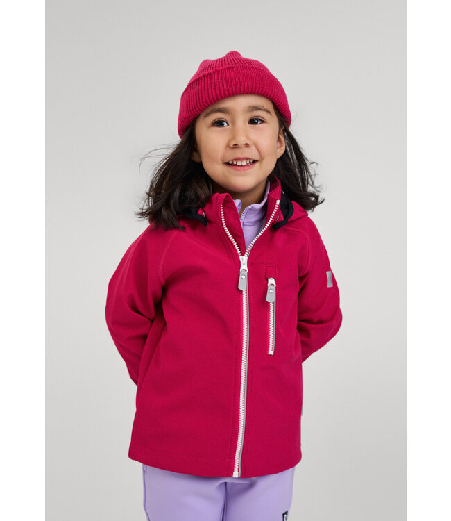 Reima Kinder Softshell Jacke Vantti Rosy Berry