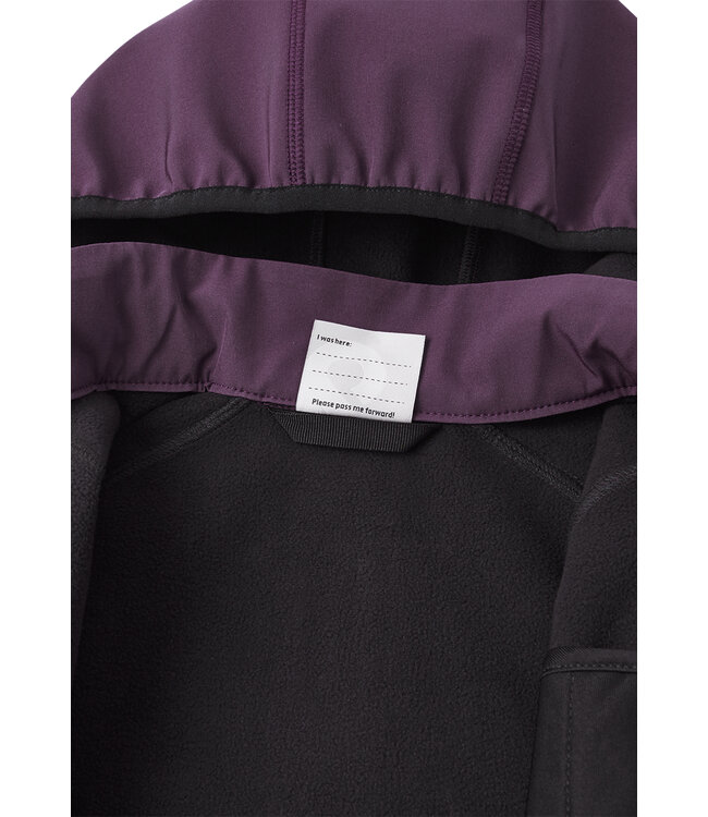 Reima Kinder Softshell Jacke Vantti Deep purple