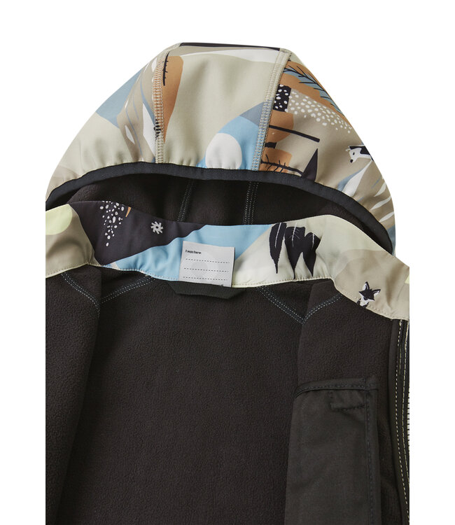 Reima Kinder Softshell Jacke Vantti Earthy Beige