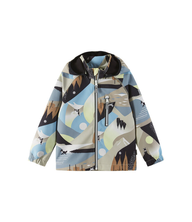 Reima Kinder Softshell Jacke Vantti Earthy Beige